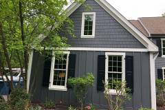 Home with new modern siding